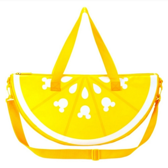 🆕️🍋 Disney Store Mickey Mouse Lemon Slice Wedge Insulated Cooler🍋 - Picture 2 of 3
